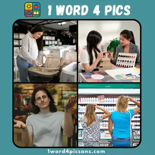 Four images from 4 Pics 1 Word daily bonus puzzle