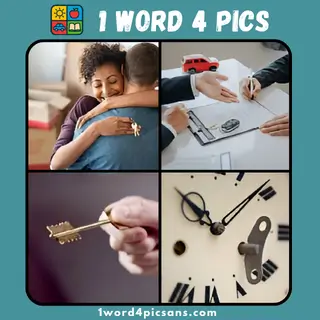 Four images from 4 Pics 1 Word January 20 2026